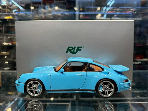 RUF Porsche CTR "Anniversary" 2017 Bavarian Sky Blue 1:18 Almost Real