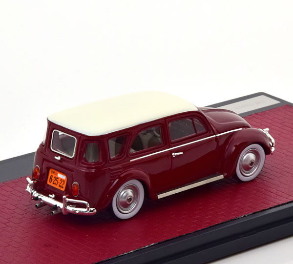 Volkswagen Fusca SW Prototype 1962 Maroon 1-43 Matrix Scale Models Limited 408 Pieces (Resin)