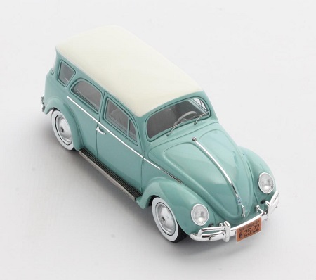 Volkswagen Fusca SW Prototype 1962 Turquoise 1-43 Matrix Scale Models Limited 408 Pieces (Resin)