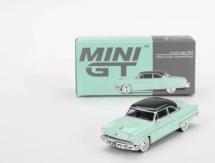 Lincoln Capri 1954 (LHD) Parklane Green 1-64 Mini GT
