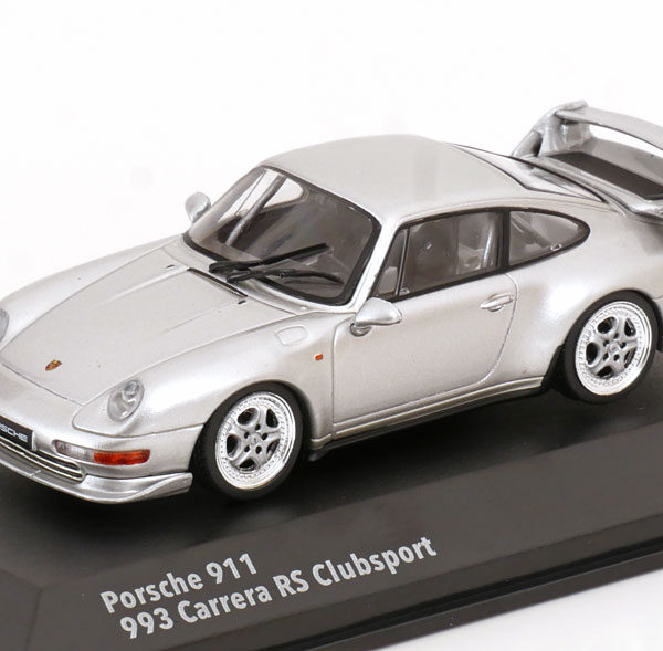 Porsche 911 (993) Carrera RS Clubsport 1993 Zilver 1-43 Solido