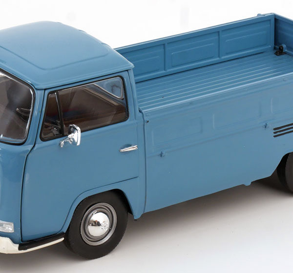 Volkswagen Bus T2 Pick Up 1968 Blauw 1-18 Solido