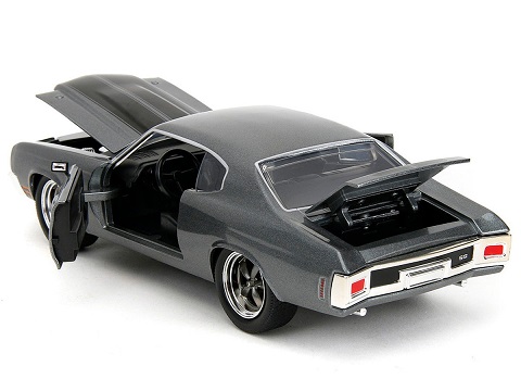 Chevrolet Chevelle SS 1970 Dom's "Fast X" (Fast & Furious 10) Grijs Metallic 1:24 Jada Toys