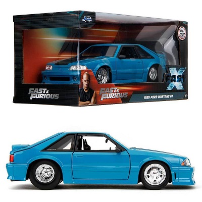 Ford Mustang GT 1989 "Fast X" (Fast & Furious) Blue 1-24 Jada Toys