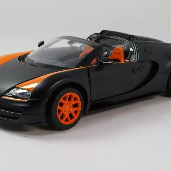 Bugatti Veyron 16.4 Grand Sport 2014 Black / Orange 1/18 Rastar