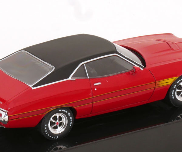 Ford Gran Torino 1972 Rood / Matzwart 1-43 Ixo Models