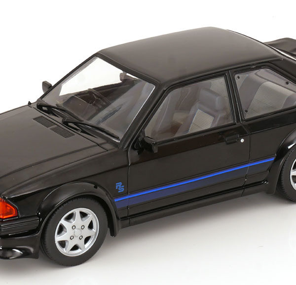 Ford Escort RS Turbo 1985 Zwart 1-18 MCG Models