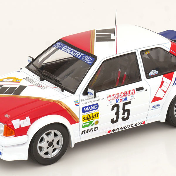 Ford Escort RS Turbo No.35, Hunsrück Rally 1985 Andervang/Schoonenwolf 1-18 MCG Models