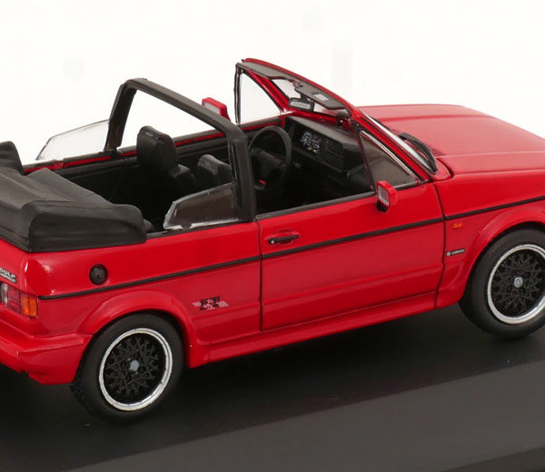 Volkswagen Golf 1 Cabriolet Sportline 1992 Rood 1-43 Solido