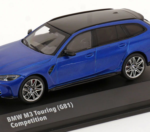 BMW M3 (G81) Touring 2023 Blauw Metallic 1-43 Solido