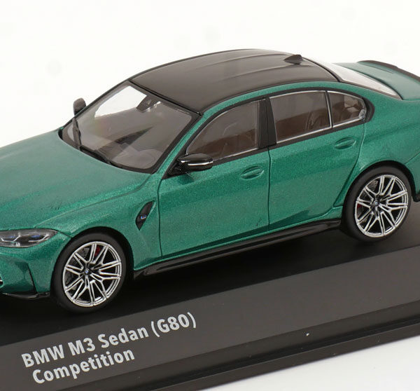 BMW M3 (G81) Competition Limousine 2023 Groen Metallic 1-43 Solido