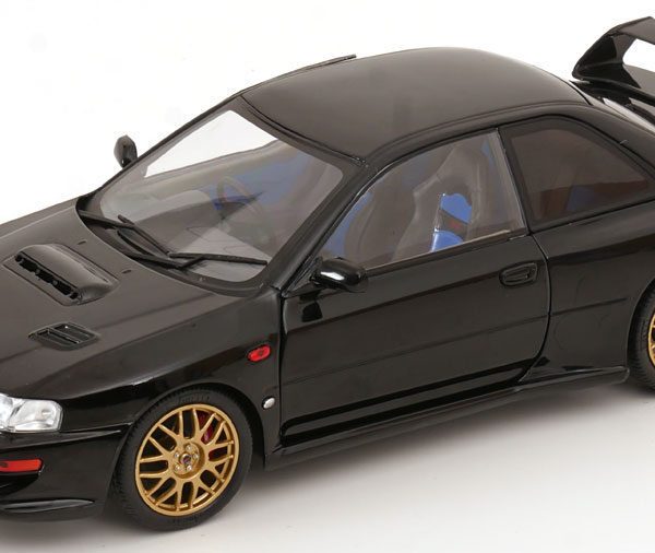 Subaru Impreza 22B 1998 Zwart 1-18 Solido