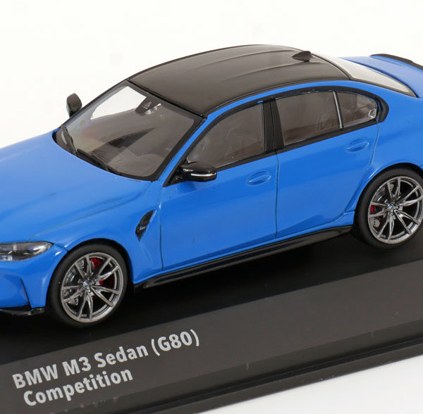 BMW M3 (G81) Competition Limousine 2023 Blauw 1-43 Solido