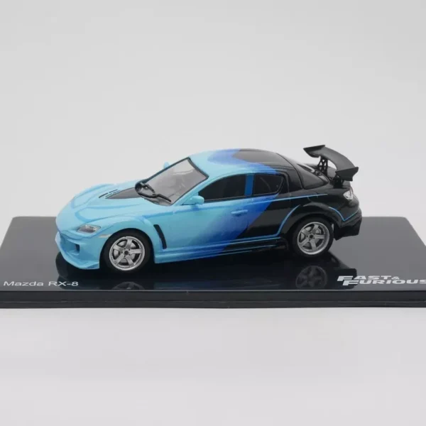 Mazda RX-8 “Fast & Furious” Blauw / Zwart 1/43 Altaya Fast & Furious Collection