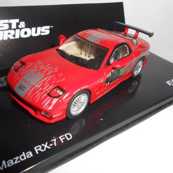 Mazda RX-7 FD “Fast & Furious” Rood 1/43 Altaya Fast & Furious Collection