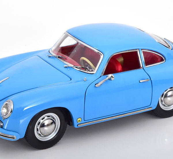 Porsche 356A 1500 GS 1957 Lichtblauw 1-18 Sun Star