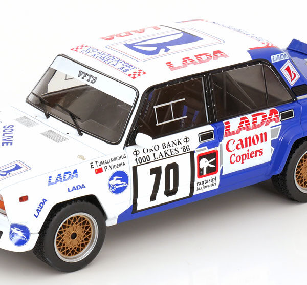 Lada 2105 VFTS No.70, Rally 1000 Lakes 1986 Tumalevicius/Videika 1-18 Ixo Models