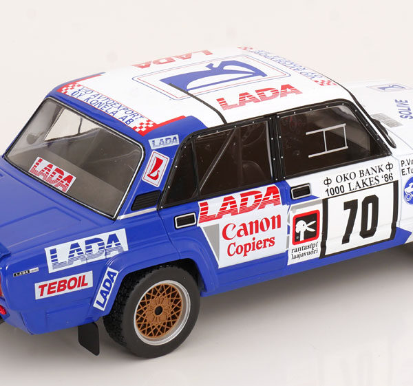 Lada 2105 VFTS No.70, Rally 1000 Lakes 1986 Tumalevicius/Videika 1-18 Ixo Models