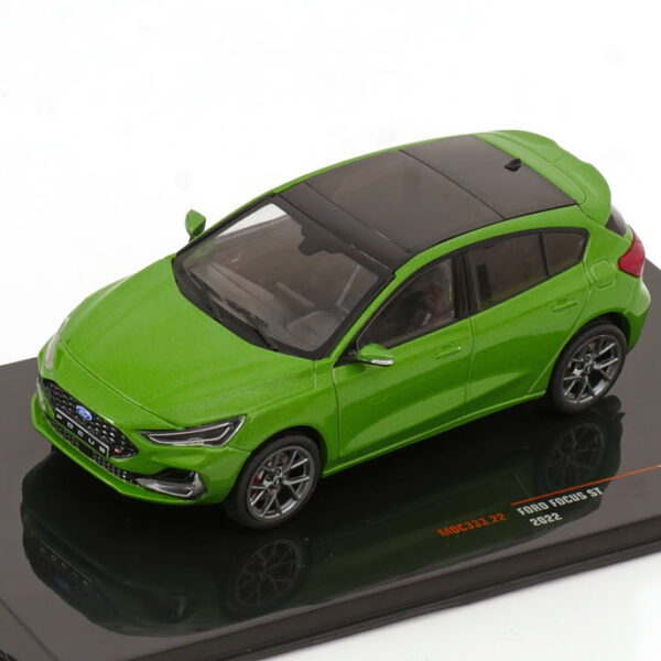 Ford Focus ST 2022 Groen Metallic 1-43 Ixo Models