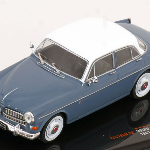 Volvo 121 Amazon 1961 Blauw-Grijs / Wit 1-43 Ixo Models