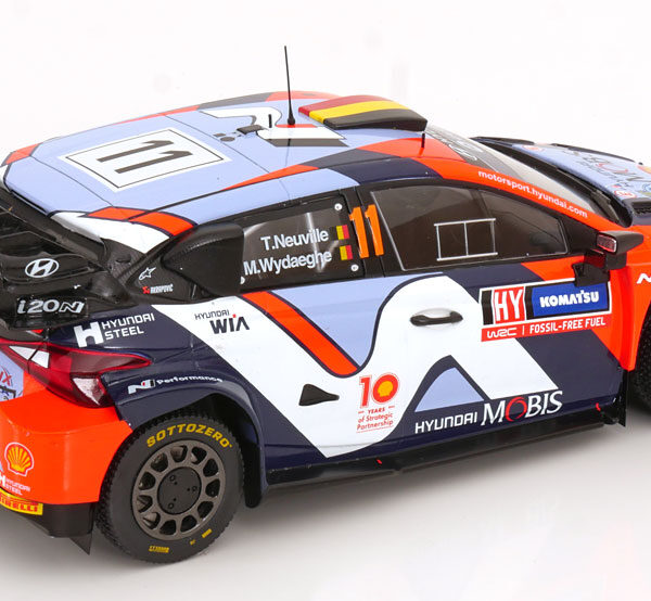 Hyundai i20 N Rally 1 No.11, Rally Zweden 2024 Neuville/Wydaeghe 1-18 Ixo Models