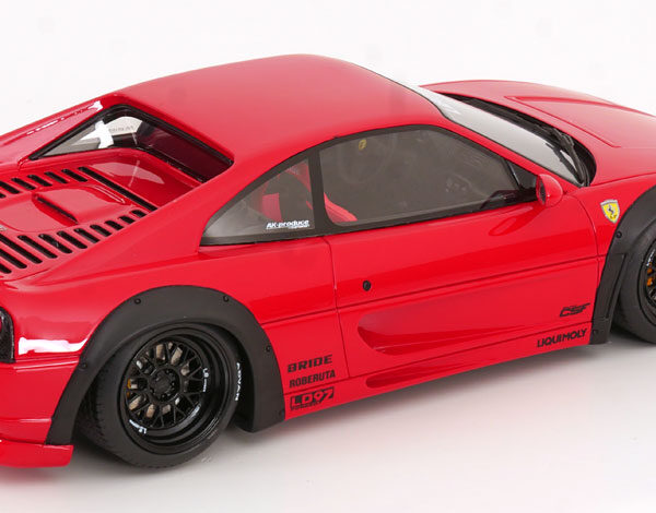 Ferrari F355 GTS RWB 2023 "Liberty Walk" Rood 1-18 GT Spirit Limited 999 Pieces