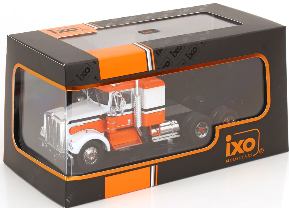 Kenworth W925 1970 Wit / Oranje 1-43 Ixo Models