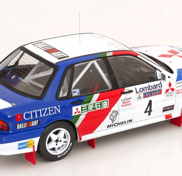 Mitsubishi Galant VR-4 No.4, RAC Rally 1990 Vatanen/Berglund 1-18 Ixo Models