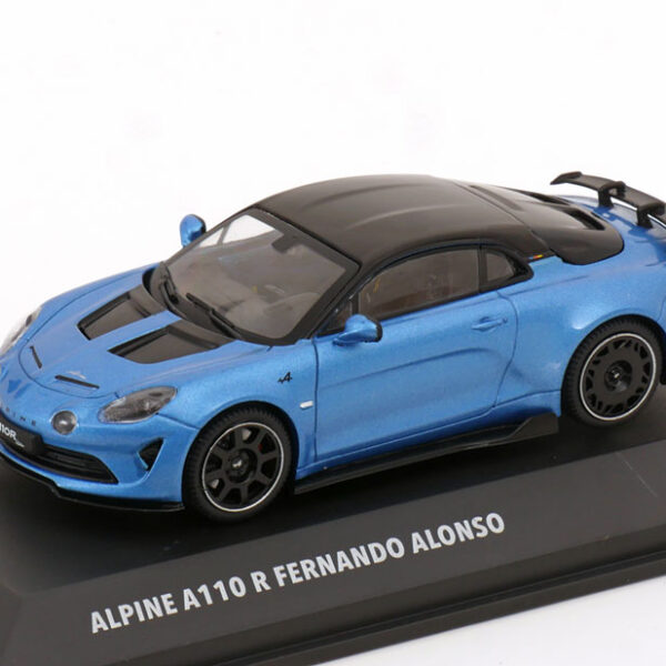 Renault Alpine A110 R 2024 "Fernando Alonso" Blauw Metallic 1-43 Solido