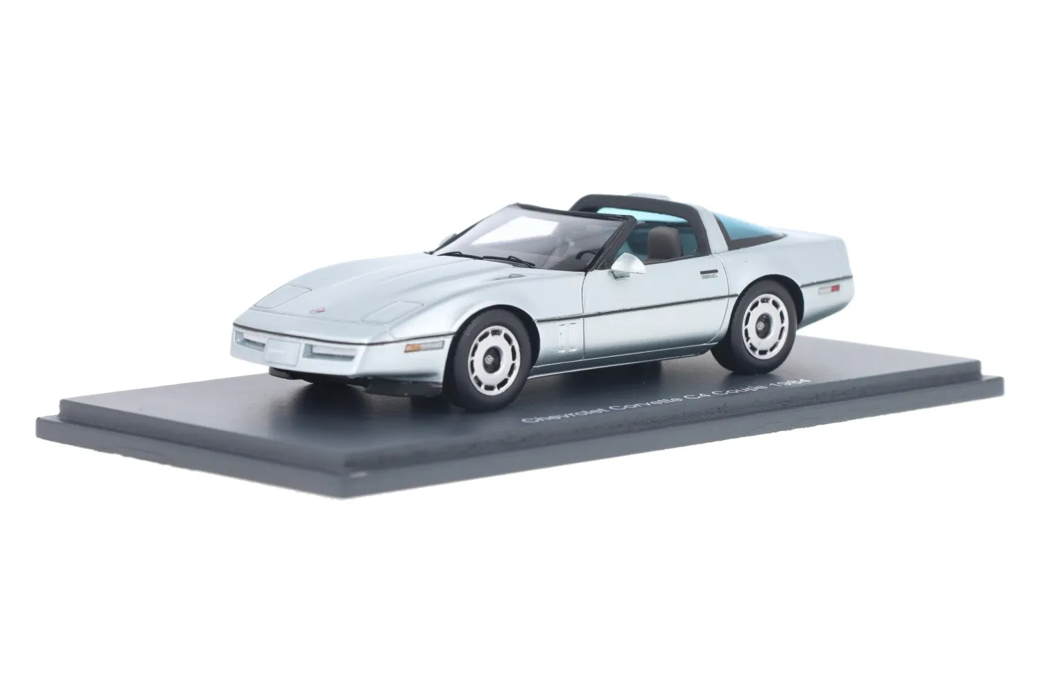 Chevrolet Corvette C4 Coupé 1984 Silver 1-43 Schuco Pro.R43 (Resin)