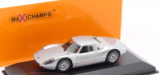 Porsche 904 Carrera GTS 1964 Zilver 1-43 Maxichamps