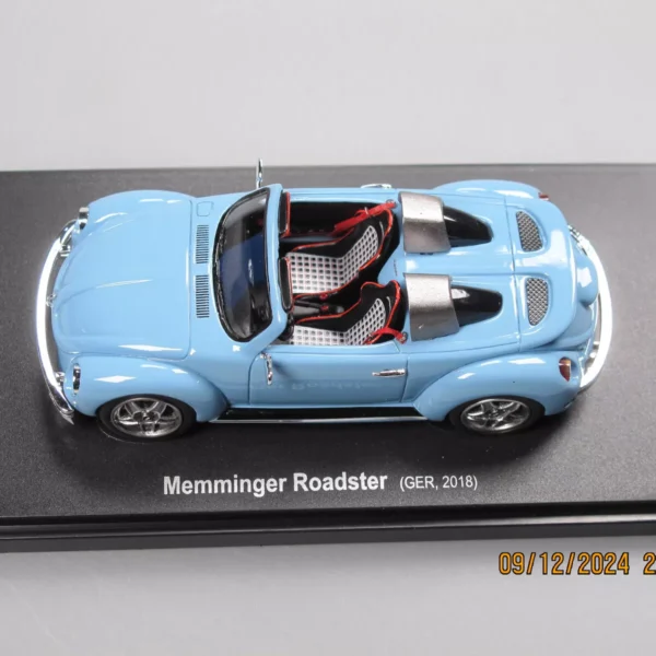 Memminger Roadster 2018 Lichtblauw 1:43 Autocult Limited 333 Pieces