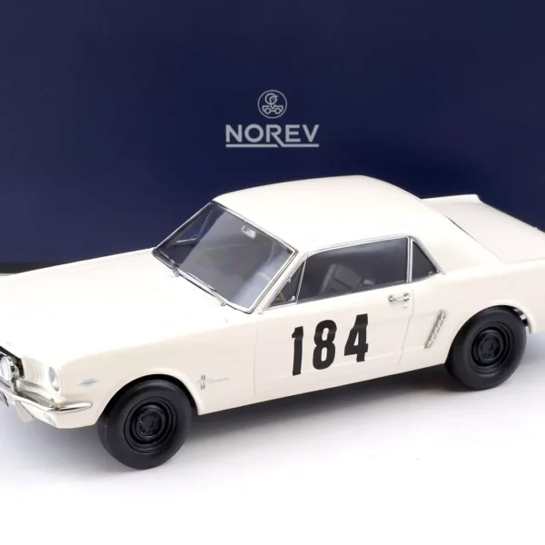 Ford Mustang Hardtop Coupe 1965 #184 "Rally Monte Carlo" 1:18 Norev Limited 500 Pieces