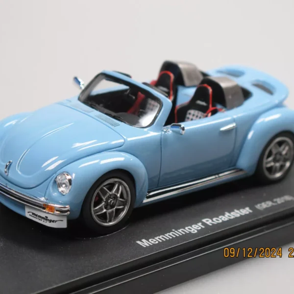 Memminger Roadster 2018 Lichtblauw 1:43 Autocult Limited 333 Pieces