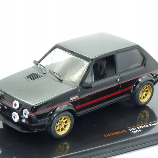 Fiat Ritmo Abarth GR2 1979 Zwart 1-43 Ixo Models