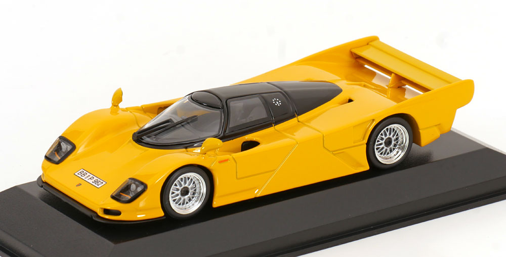 Porsche Dauer 962 Street 1994 Geel 1-43 Maxichamps