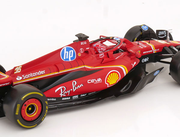 Ferrari SF-24 #16 Charles Leclerc F1 2024 Imola 1-18 Burago