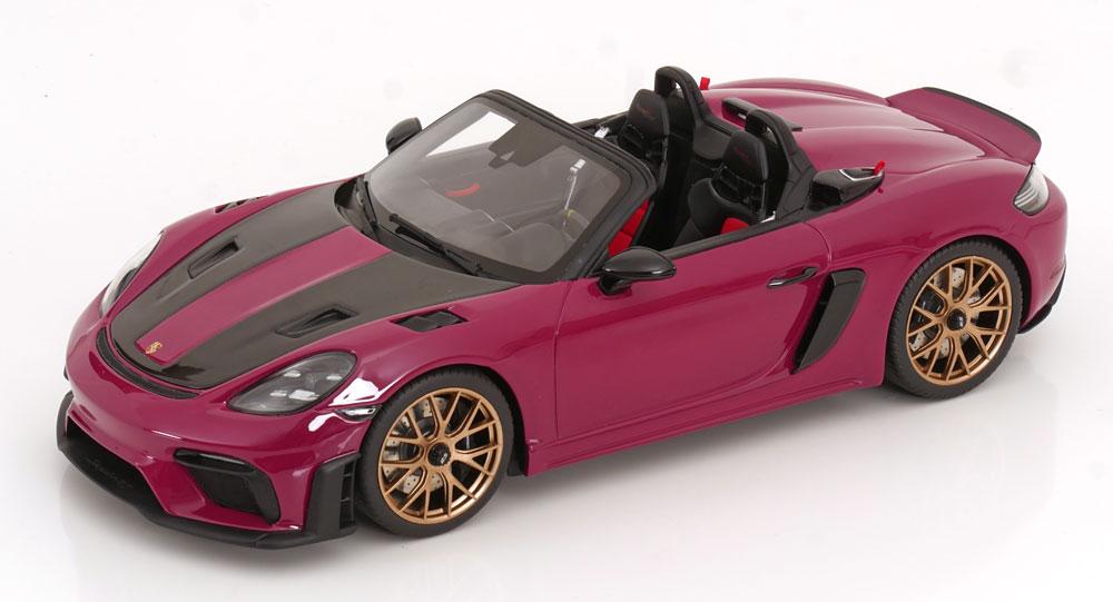 Porsche 718 Spyder RS WP 2023 – Rose 1/18 – GT Spirit GT486 – Neuf
