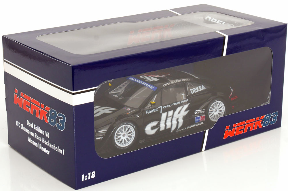 Miniature WERK 83 1/18 - Opel Calibra V6 ITC Hockenheim 1996 - W1802009 - Neuve
