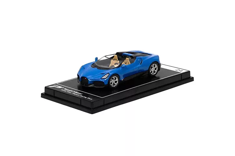 Bugatti Mistral (French Racing Blue) Blauw 1-64 Postercars