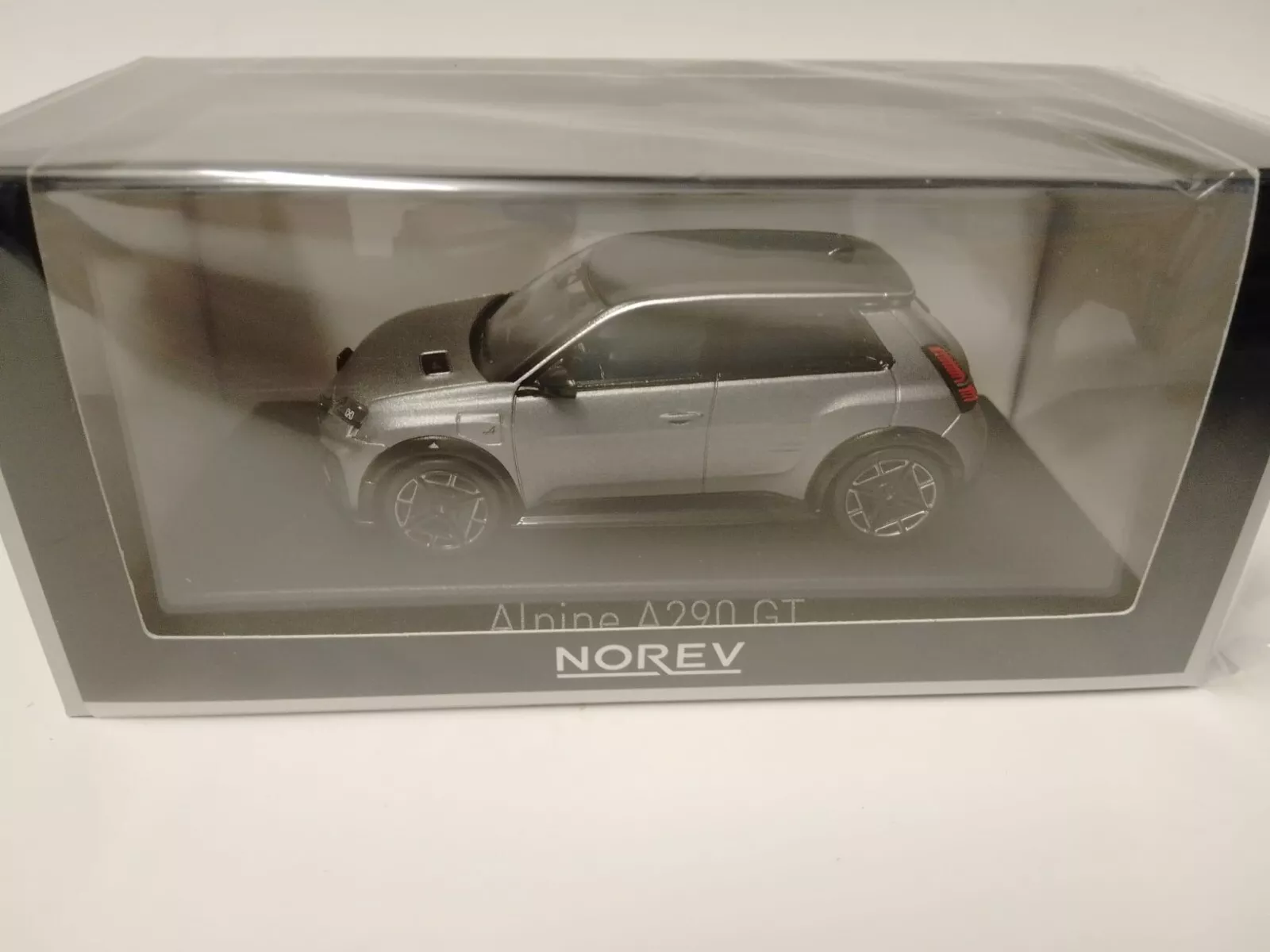Alpine A290 GT 2025 Matt Tornade Grey & Black 1-43 Norev