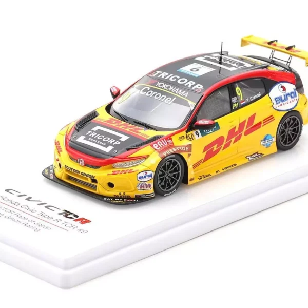 Honda Civic Type R TCR #9 FIA WTCR Race of Japan 2018 "Boutsen Ginion Racing" T. Coronel 1:43 Truescale Models (Resin)