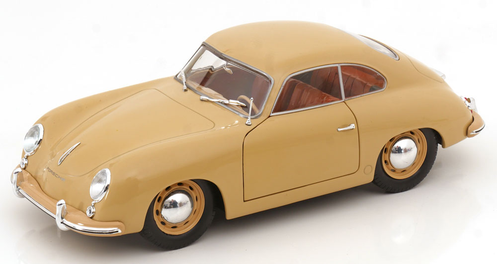 Porsche 356 PRE-A 1953 Bruin 1-18 Solido