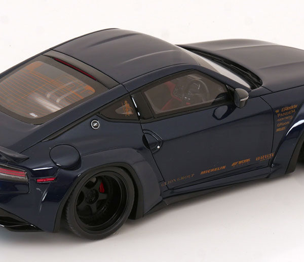 Nissan Fairlady 400Z 2023 "Pandem" Donkerblauw 1-18 GT Spirit Limited 999 Pieces (Resin)