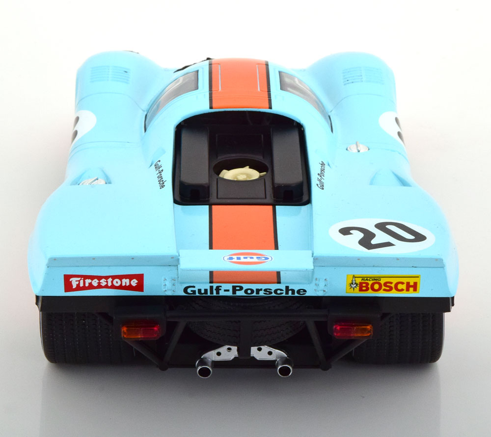 Porsche 917K No.20, 24Hrs Le Mans 1970 "Gulf" Siffert/Redman 1-18 KK-Scale (Metaal)