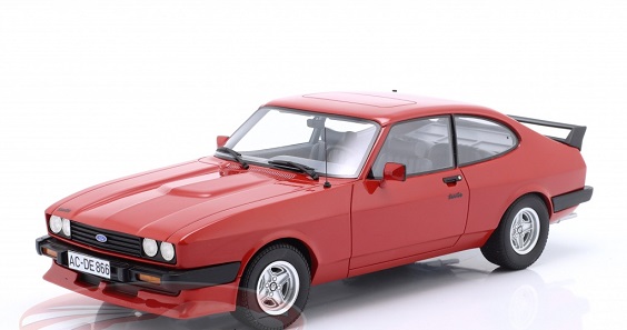 Ford Capri 2.8 Turbo 1981 Rood 1:18 Cult Scale Models (Resin)
