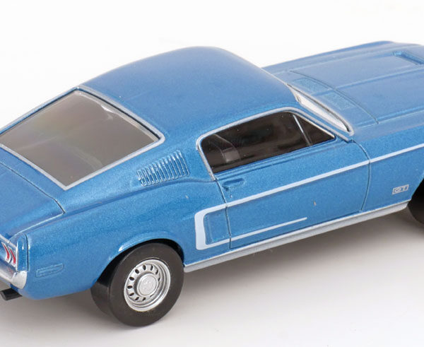 Ford Mustang GT Fastback 1968 Blauw 1-43 Norev Jet Car