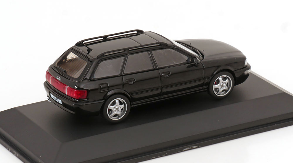 Audi Avant RS2 1995 "Powered by Porsche" Zwart 1-43 Solido
