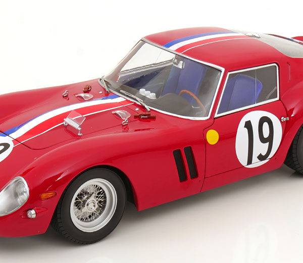 Ferrari 250 GTO No.19, 24Hrs Le Mans 1962 Noblet/Guichet 1-12 KK-Scale