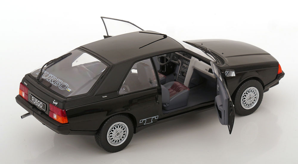 Renault Fuego Turbo 1980 Zwart 1-18 Solido